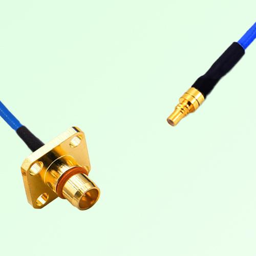 Semi-Flexible Jumper BMA Male 4 Hole Flange Mount to SSMC Male Semi-Flexible Jumper BMA Male 4 Hole Flange Mount to SSMC Male