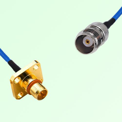 Semi-Flexible Jumper BMA Male 4 Hole Flange Mount to TNC Female Semi-Flexible Jumper BMA Male 4 Hole Flange Mount to TNC Female