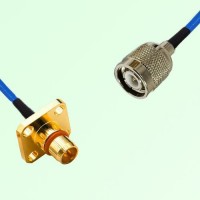 Semi-Flexible Jumper BMA Male 4 Hole Flange Mount to TNC Male Semi-Flexible Jumper BMA Male 4 Hole Flange Mount to TNC Male