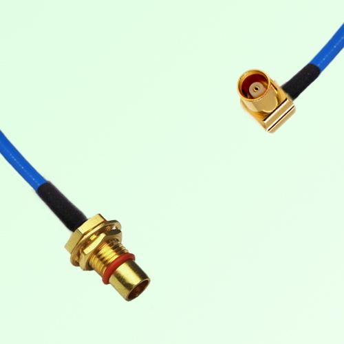 Semi-Flexible Jumper BMA Bulkhead Male to MCX Female Right Angle Semi-Flexible Jumper BMA Bulkhead Male to MCX Female Right Angle