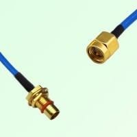 Semi-Flexible Jumper BMA Bulkhead Male to SMA Male Semi-Flexible Jumper BMA Bulkhead Male to SMA Male