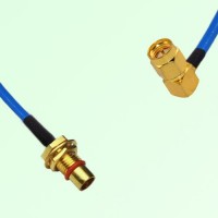 Semi-Flexible Jumper BMA Bulkhead Male to SMA Male Right Angle Semi-Flexible Jumper BMA Bulkhead Male to SMA Male Right Angle