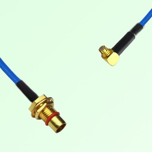 Semi-Flexible Jumper BMA Bulkhead Male to SMP Female Right Angle Semi-Flexible Jumper BMA Bulkhead Male to SMP Female Right Angle