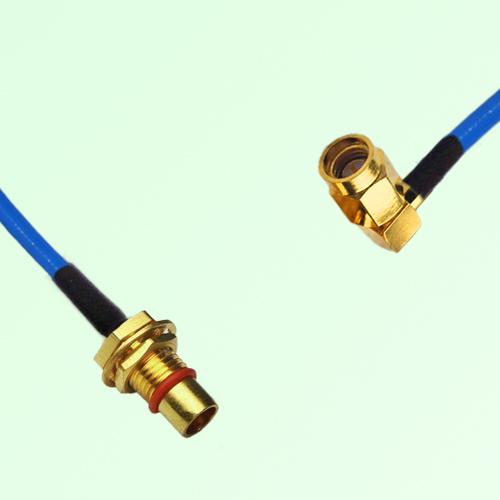 Semi-Flexible Jumper BMA Bulkhead Male to SSMA Male Right Angle