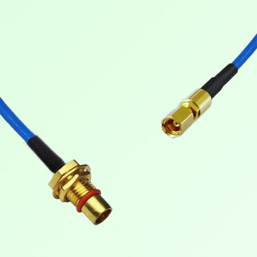 Semi-Flexible Jumper BMA Bulkhead Male to SSMC Female Semi-Flexible Jumper BMA Bulkhead Male to SSMC Female