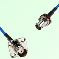 Semi-Flexible Jumper BNC Female 4 Hole 17.5mm to BNC Bulkhead Female with O-Ring