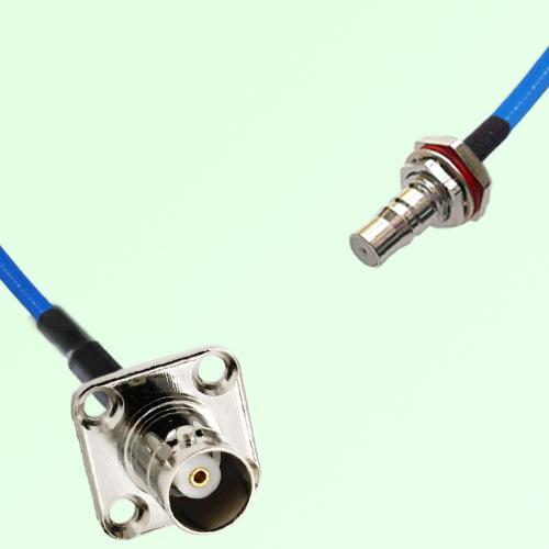 Semi-Flexible Jumper QMA Bulkhead Female with O-Ring to BNC Female 4 Hole 17.5mm Semi-Flexible Jumper QMA Bulkhead Female with O-Ring to BNC Female 4 Hole 17.5mm