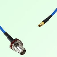 Semi-Flexible Jumper MMCX Female to BNC Bulkhead Female with O-Ring Semi-Flexible Jumper MMCX Female to BNC Bulkhead Female with O-Ring