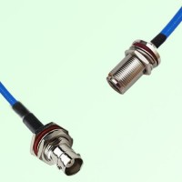 Semi-Flexible N Bulkhead Female with O-Ring to BNC Bulkhead Female with O-Ring Semi-Flexible N Bulkhead Female with O-Ring to BNC Bulkhead Female with O-Ring