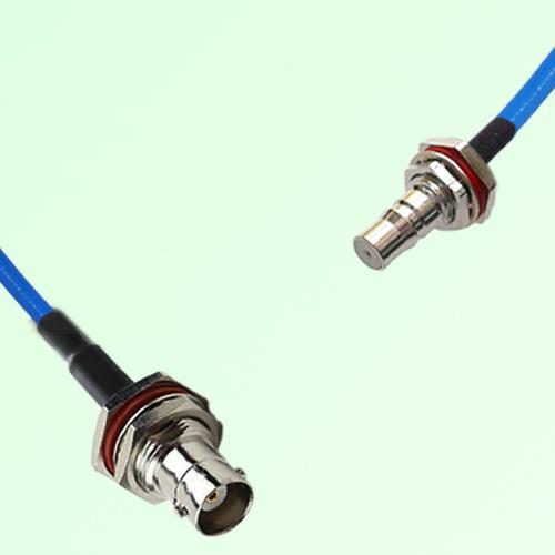 Semi-Flexible QMA Bulkhead Female with O-Ring to BNC Bulkhead Female with O-Ring Semi-Flexible QMA Bulkhead Female with O-Ring to BNC Bulkhead Female with O-Ring