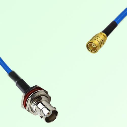 Semi-Flexible Jumper SMB Female to BNC Bulkhead Female with O-Ring Semi-Flexible Jumper SMB Female to BNC Bulkhead Female with O-Ring