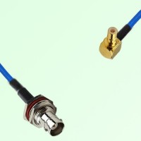 Semi-Flexible Jumper SMB Male Right Angle to BNC Bulkhead Female with O-Ring