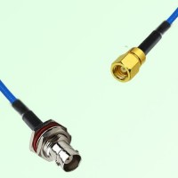 Semi-Flexible Jumper SMC Female to BNC Bulkhead Female with O-Ring Semi-Flexible Jumper SMC Female to BNC Bulkhead Female with O-Ring