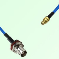 Semi-Flexible Jumper SMP Female to BNC Bulkhead Female with O-Ring Semi-Flexible Jumper SMP Female to BNC Bulkhead Female with O-Ring