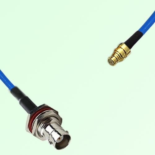 Semi-Flexible Jumper SMP Female to BNC Bulkhead Female with O-Ring Semi-Flexible Jumper SMP Female to BNC Bulkhead Female with O-Ring