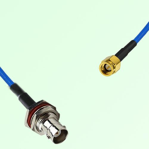 Semi-Flexible Jumper SSMA Male to BNC Bulkhead Female with O-Ring