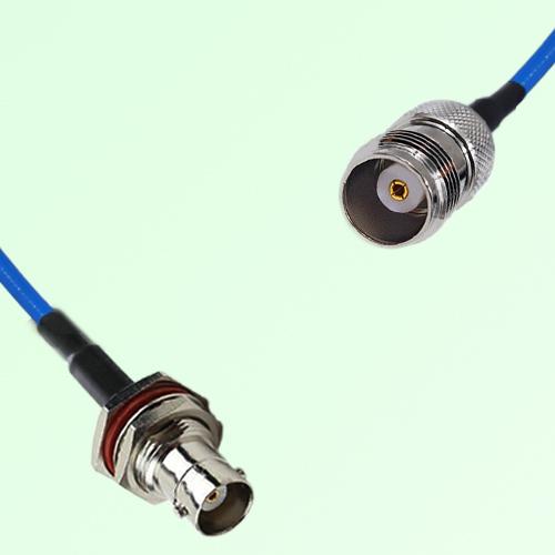Semi-Flexible Jumper TNC Female to BNC Bulkhead Female with O-Ring Semi-Flexible Jumper TNC Female to BNC Bulkhead Female with O-Ring