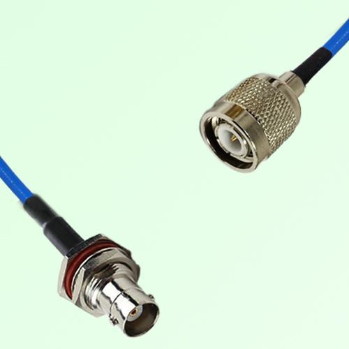 Semi-Flexible Jumper TNC Male to BNC Bulkhead Female with O-Ring Semi-Flexible Jumper TNC Male to BNC Bulkhead Female with O-Ring