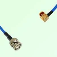 Semi-Flexible Jumper MCX Female Right Angle to BNC Male Semi-Flexible Jumper MCX Female Right Angle to BNC Male