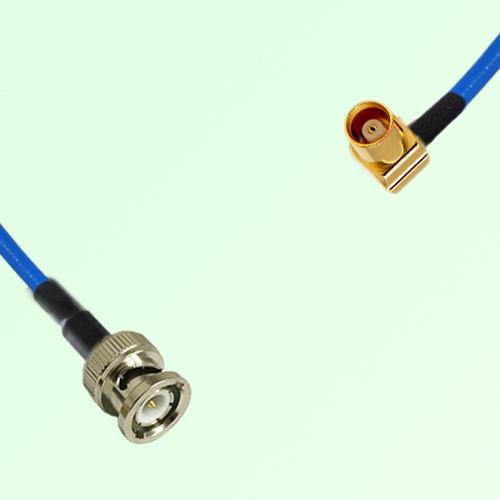 Semi-Flexible Jumper MCX Female Right Angle to BNC Male Semi-Flexible Jumper MCX Female Right Angle to BNC Male