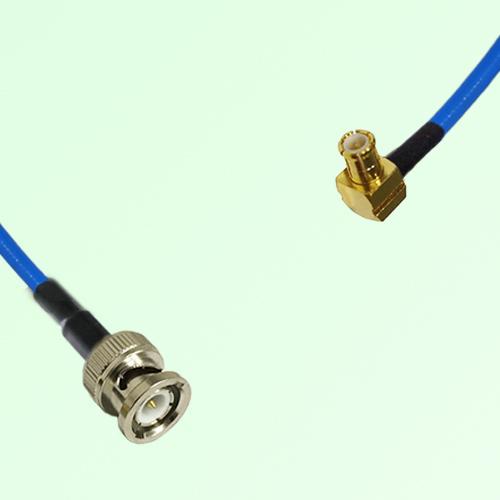 Semi-Flexible Jumper MCX Male Right Angle to BNC Male Semi-Flexible Jumper MCX Male Right Angle to BNC Male