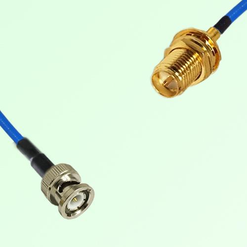 Semi-Flexible Jumper RP SMA Bulkhead Female to BNC Male Semi-Flexible Jumper RP SMA Bulkhead Female to BNC Male