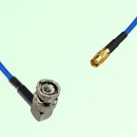 Semi-Flexible Jumper MCX Female to BNC Male Right Angle Semi-Flexible Jumper MCX Female to BNC Male Right Angle