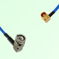 Semi-Flexible Jumper MCX Female Right Angle to BNC Male Right Angle Semi-Flexible Jumper MCX Female Right Angle to BNC Male Right Angle