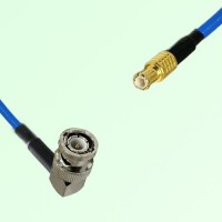 Semi-Flexible Jumper MCX Male to BNC Male Right Angle Semi-Flexible Jumper MCX Male to BNC Male Right Angle