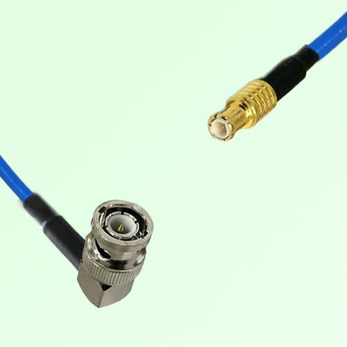 Semi-Flexible Jumper MCX Male to BNC Male Right Angle Semi-Flexible Jumper MCX Male to BNC Male Right Angle