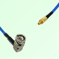 Semi-Flexible Jumper MMCX Male to BNC Male Right Angle Semi-Flexible Jumper MMCX Male to BNC Male Right Angle