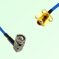 Semi-Flexible Jumper SMA Female 4 Hole 12.7x12.7mm to BNC Male Right Angle Semi-Flexible Jumper SMA Female 4 Hole 12.7x12.7mm to BNC Male Right Angle
