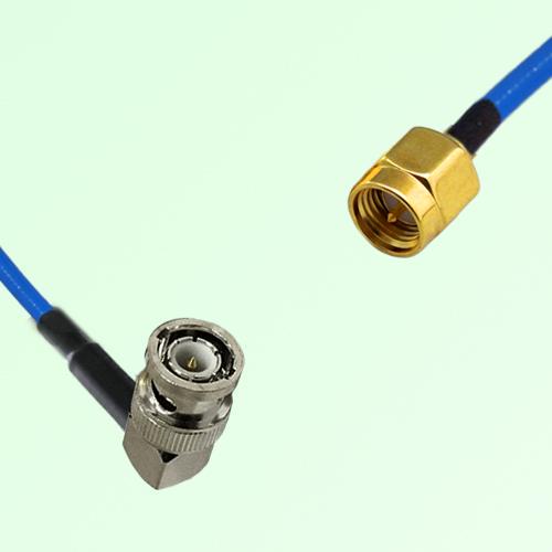 Semi-Flexible Jumper BNC Male Right Angle to SMA Male Semi-Flexible Jumper BNC Male Right Angle to SMA Male