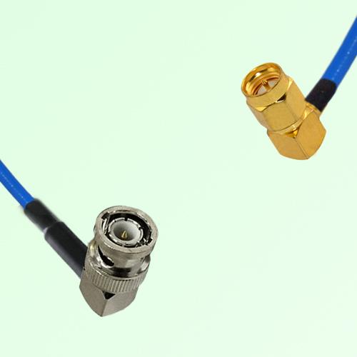 Semi-Flexible Jumper SMA Male Right Angle to BNC Male Right Angle Semi-Flexible Jumper SMA Male Right Angle to BNC Male Right Angle