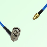 Semi-Flexible Jumper SMP Female to BNC Male Right Angle Semi-Flexible Jumper SMP Female to BNC Male Right Angle