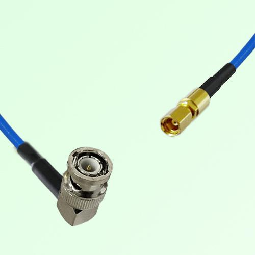 Semi-Flexible Jumper SSMC Female to BNC Male Right Angle Semi-Flexible Jumper SSMC Female to BNC Male Right Angle