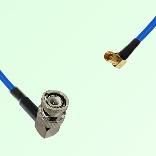 Semi-Flexible Jumper SSMC Female Right Angle to BNC Male Right Angle Semi-Flexible Jumper SSMC Female Right Angle to BNC Male Right Angle