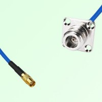 Semi-Flexible Jumper N Female 4 Hole Flange Mount 25x25mm to MCX Female Semi-Flexible Jumper N Female 4 Hole Flange Mount 25x25mm to MCX Female