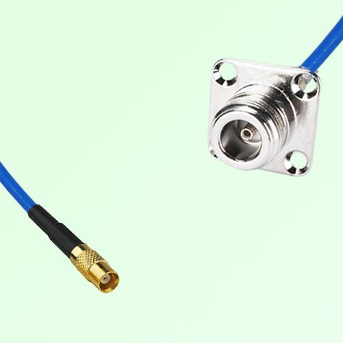 Semi-Flexible Jumper N Female 4 Hole Flange Mount 25x25mm to MCX Female Semi-Flexible Jumper N Female 4 Hole Flange Mount 25x25mm to MCX Female