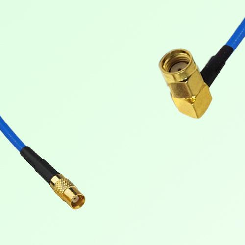 Semi-Flexible Jumper RP SMA Male Right Angle to MCX Female