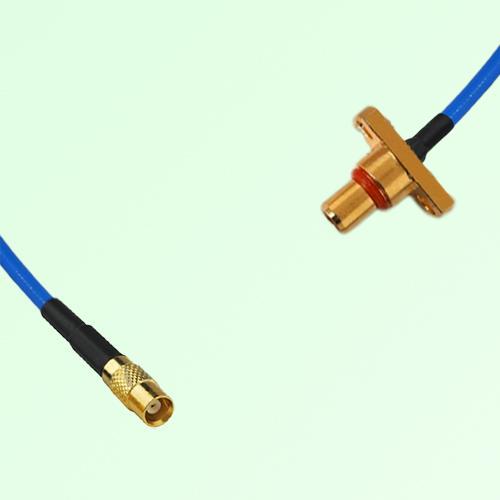 Semi-Flexible Jumper SBMA Male 2 Hole Flange Mount to MCX Female