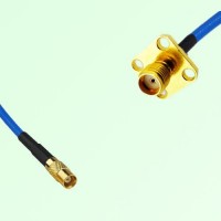 Semi-Flexible Jumper SMA Female 4 Hole Flange Mount 12.7x12.7mm to MCX Female Semi-Flexible Jumper SMA Female 4 Hole Flange Mount 12.7x12.7mm to MCX Female