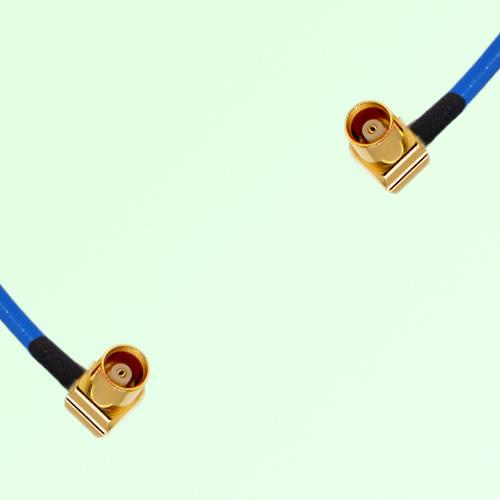 Semi-Flexible Jumper MCX Female Right Angle to MCX Female Right Angle