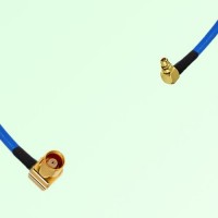 Semi-Flexible Jumper MMCX Male Right Angle to MCX Female Right Angle Semi-Flexible Jumper MMCX Male Right Angle to MCX Female Right Angle