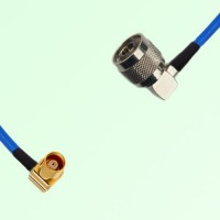 Semi-Flexible Jumper N Male Right Angle to MCX Female Right Angle