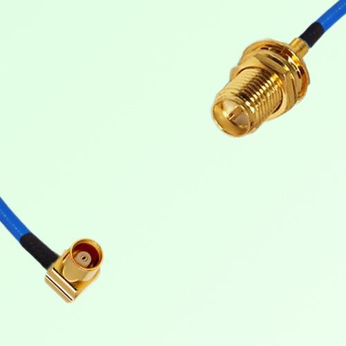 Semi-Flexible Jumper RP SMA Bulkhead Female to MCX Female Right Angle Semi-Flexible Jumper RP SMA Bulkhead Female to MCX Female Right Angle