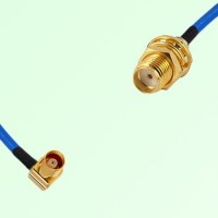 Semi-Flexible Jumper SMA Bulkhead Female to MCX Female Right Angle Semi-Flexible Jumper SMA Bulkhead Female to MCX Female Right Angle