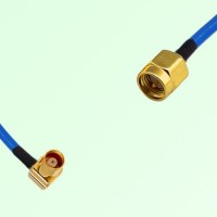Semi-Flexible Jumper MCX Female Right Angle to SMA Male Semi-Flexible Jumper MCX Female Right Angle to SMA Male
