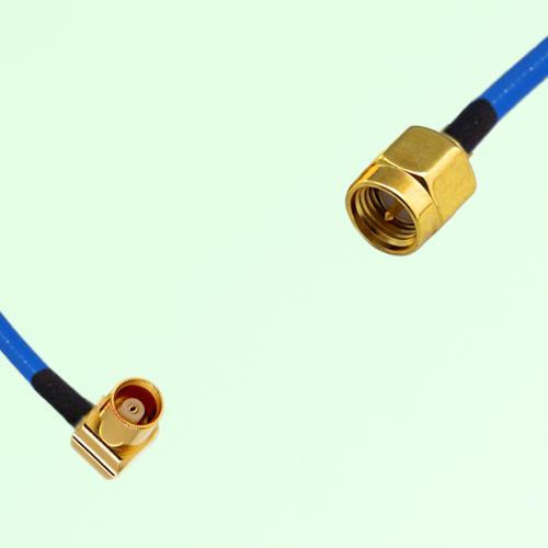 Semi-Flexible Jumper MCX Female Right Angle to SMA Male Semi-Flexible Jumper MCX Female Right Angle to SMA Male