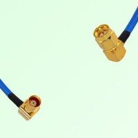 Semi-Flexible Jumper SMA Male Right Angle to MCX Female Right Angle Semi-Flexible Jumper SMA Male Right Angle to MCX Female Right Angle